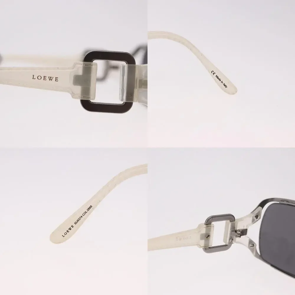 Loewe Rubber Sunglasses Clear White